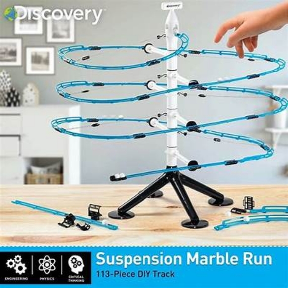 Discovery Toys Discovery Mindblown Suspension Marble Run 13 Piece